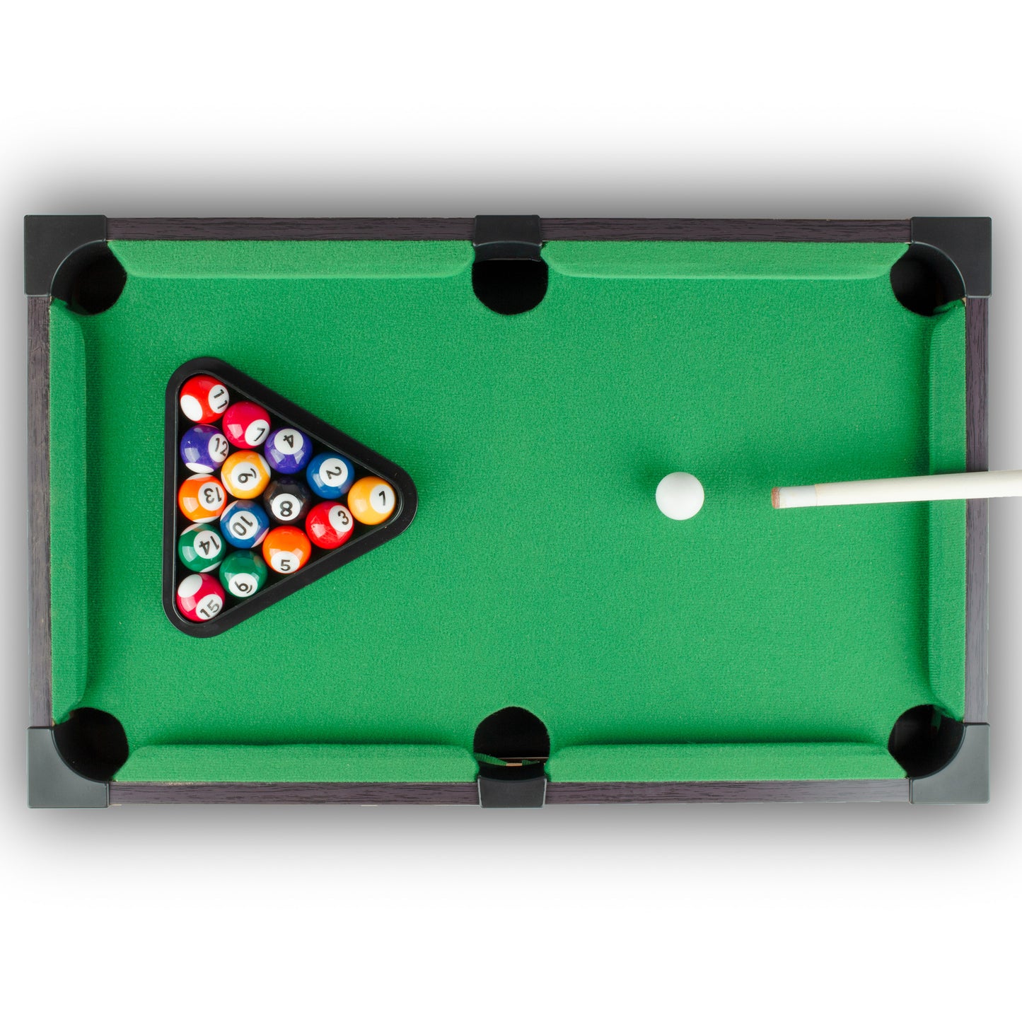 Miniature Pool Table Set - Compact Billiards Fun for Kids and Adults tynimo