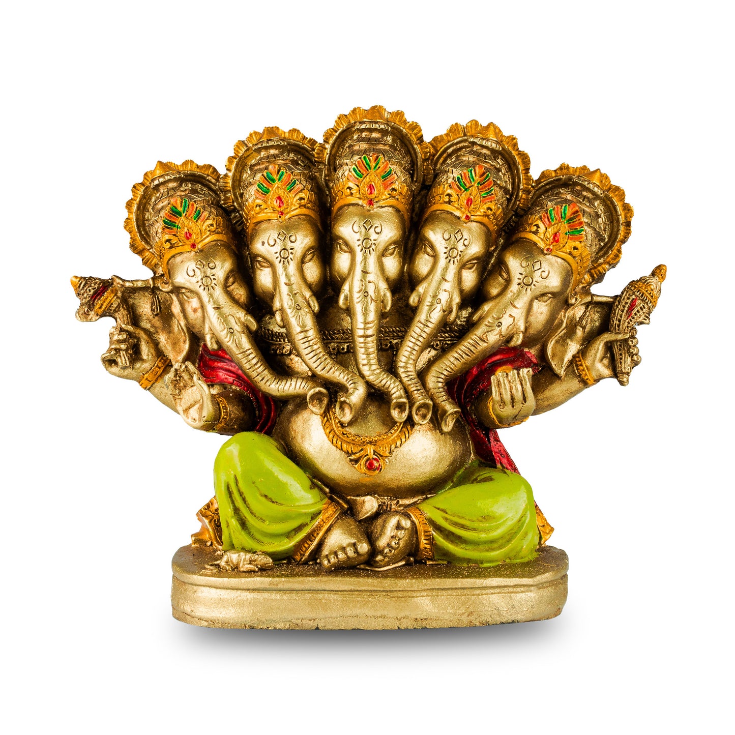 Panchmukhi Ganesh Idol - Height: 5" tynimo