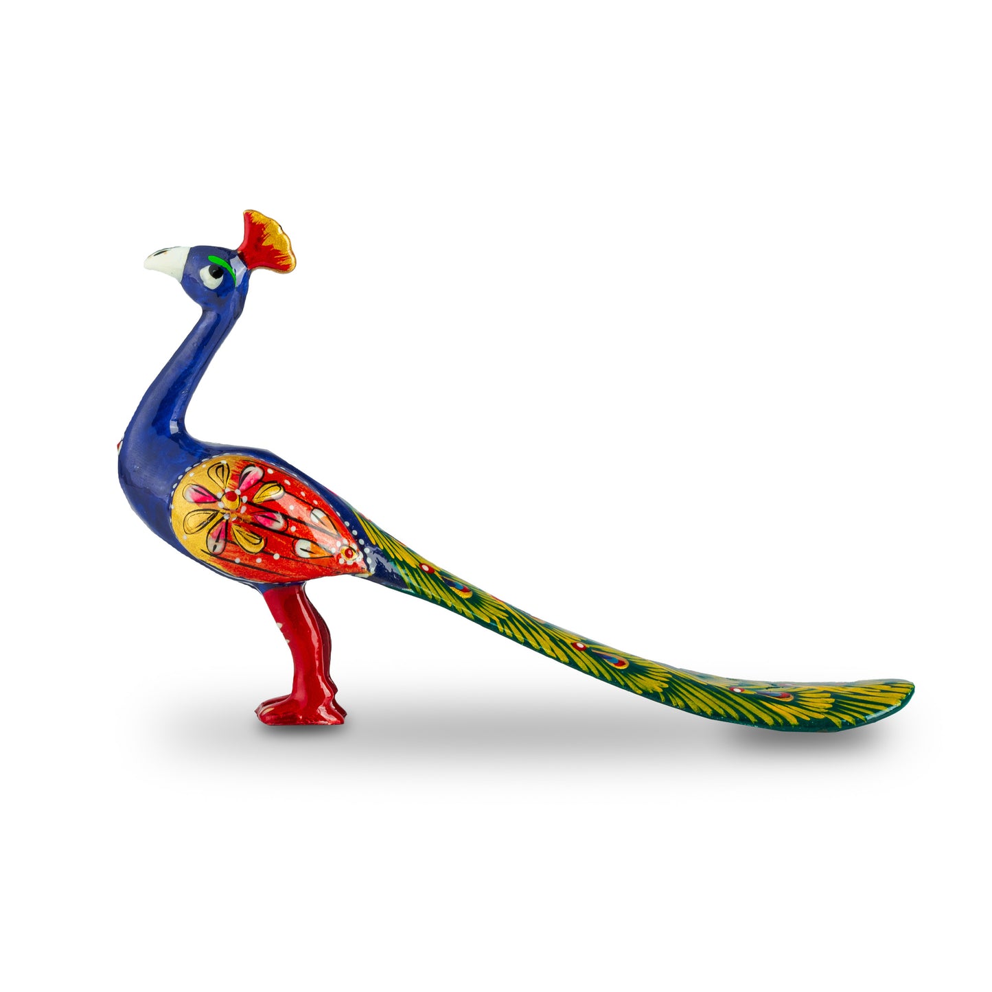 Peacock Showpiece | Fiber Material | Set of 3 (3", 3.5", 4") tynimo