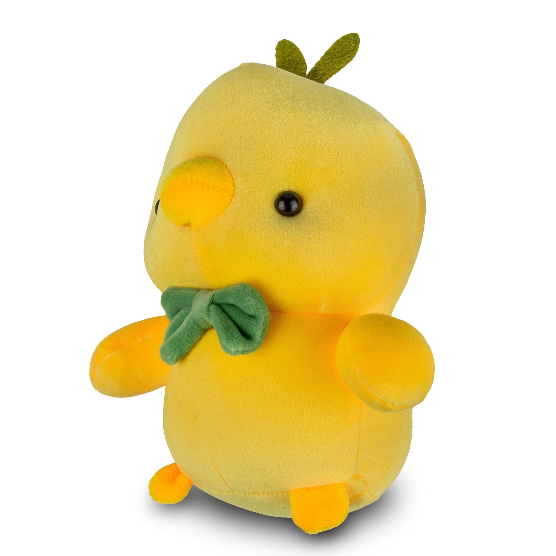 duck with bow plush doll
