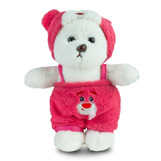 Cute Teddy with Jump Suit - Size: 1 ft tynimo
