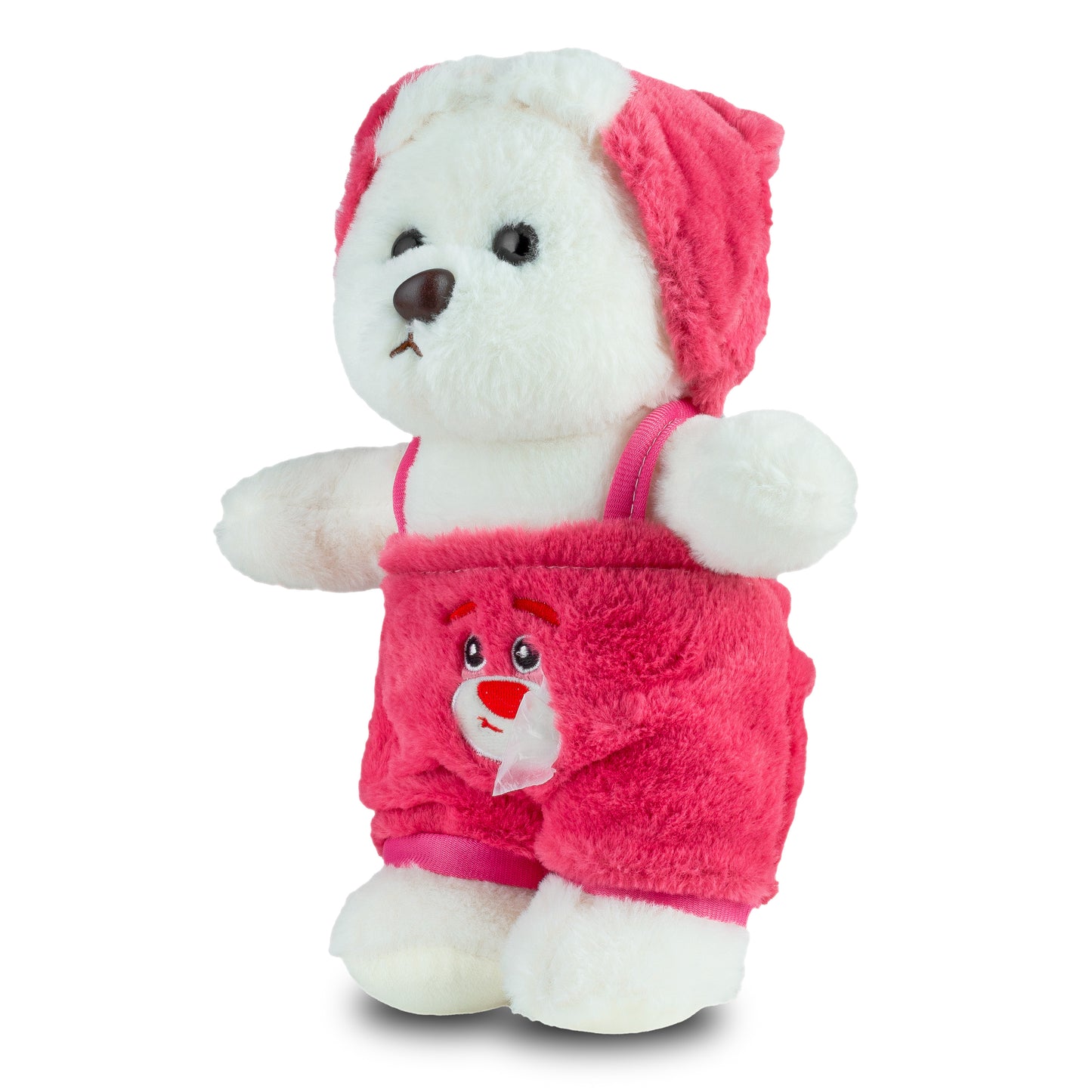 Cute Teddy with Jump Suit - Size: 1 ft tynimo